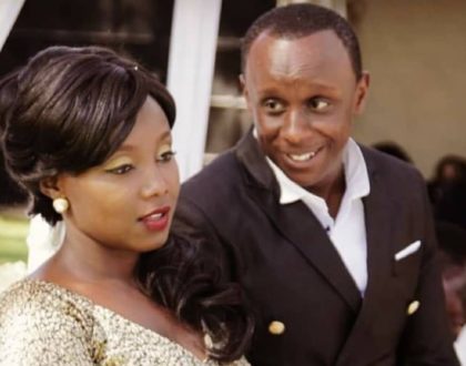 “Hukuniambia humeangi nywele” Actress Catherine Kamau blames husband for daughter’s baldness (Photos)