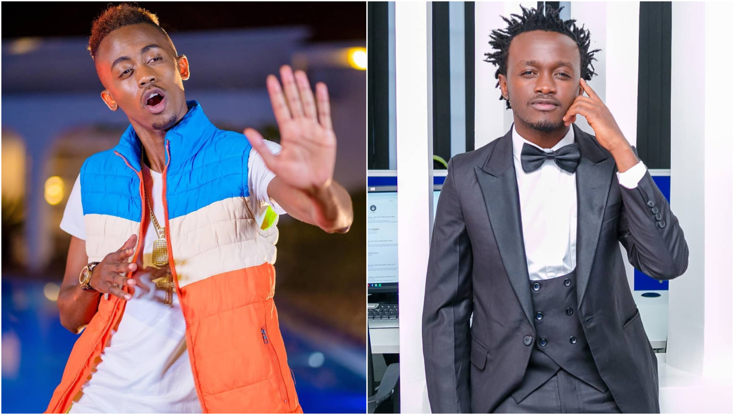 Brotherly love? Bahati and Weezdom’s relationship questioned after their intimate chats surface
