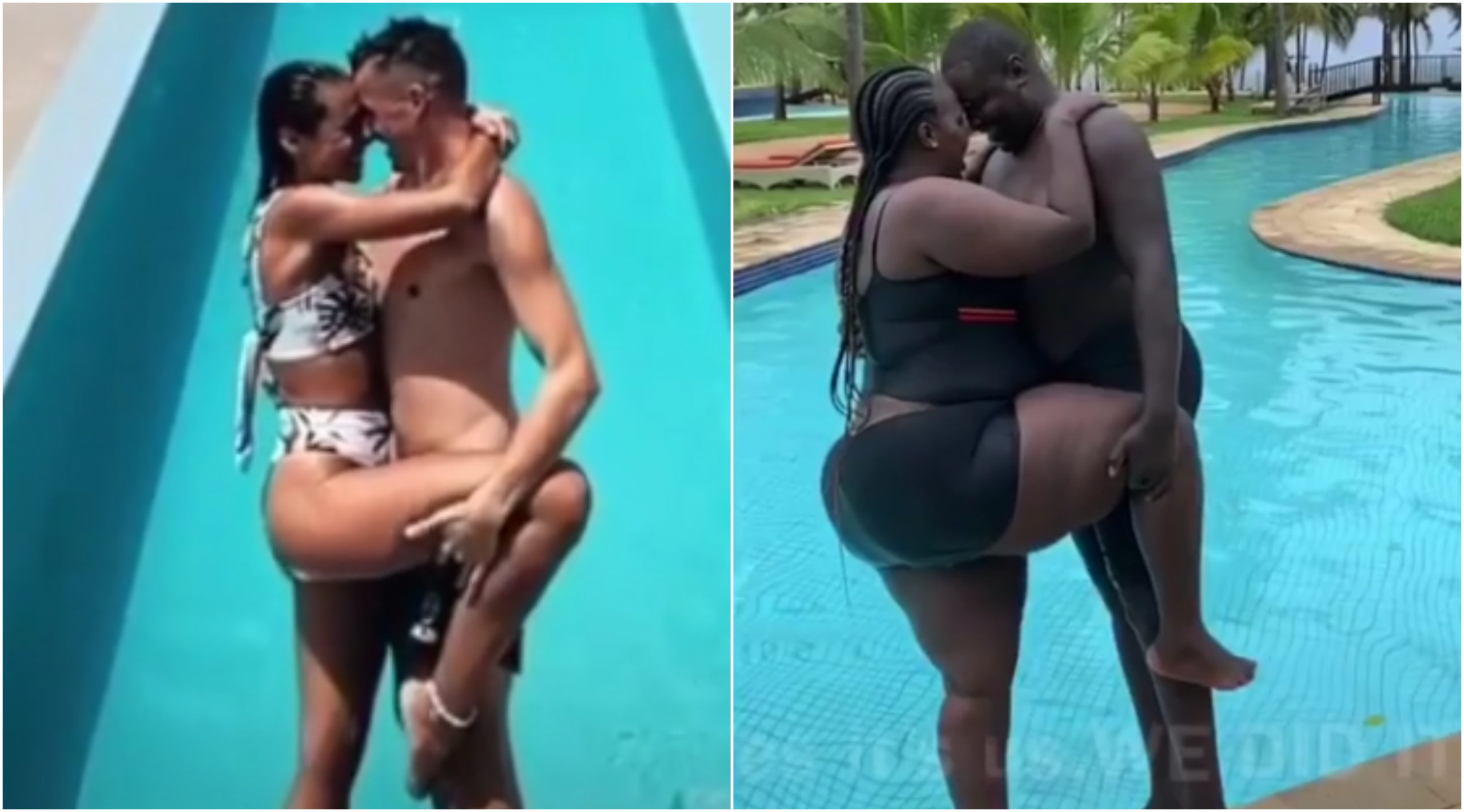 “We did it!” a daring Terence Creative and Milly Chebby take up viral couples challenge and don’t disappoint (Video)