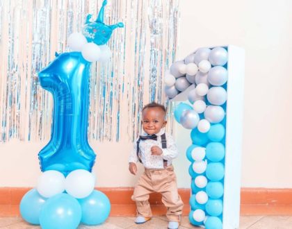 Size 8 throws a 'low key' birthday party to celebrate son's 1st birthday (Videos)