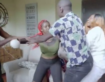 It just got real! Shakilla and Shazzy engage in real physical fight during at Eric Omondi’s Wife Material reality show (Video)