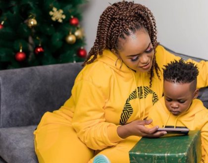 Could this 2 year old handsome boy be Avril Nyambura's son? (Photos)