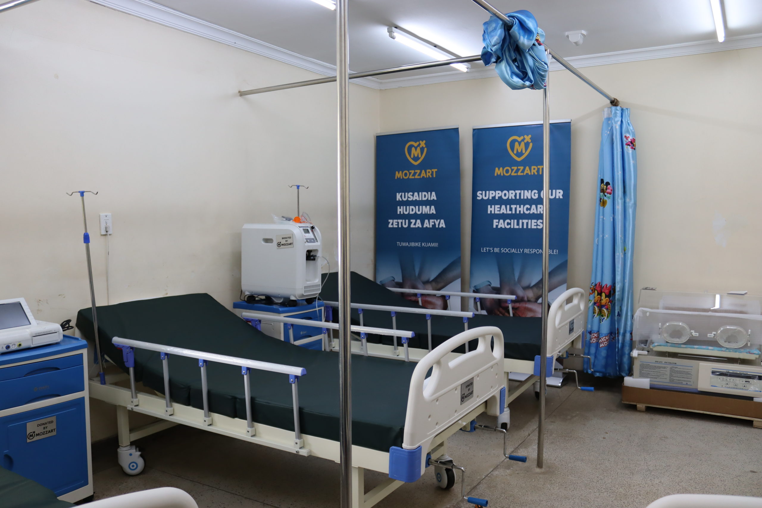 Mozzart brightens smiles at Kayole 2 Sub-County with ICU equipment as a Christmas gift