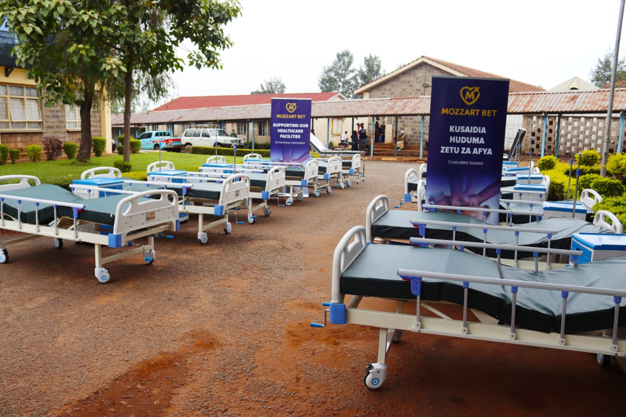 Mozzart presents the perfect Valentine’s Day gift by donating medical equipment worth Ksh 3M to Vihiga County Referral Hospital