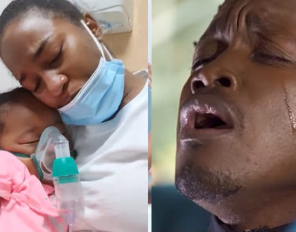 “Weh tafuta content ingine” Fans blast Bahati for clout chasing using daughter’s illness