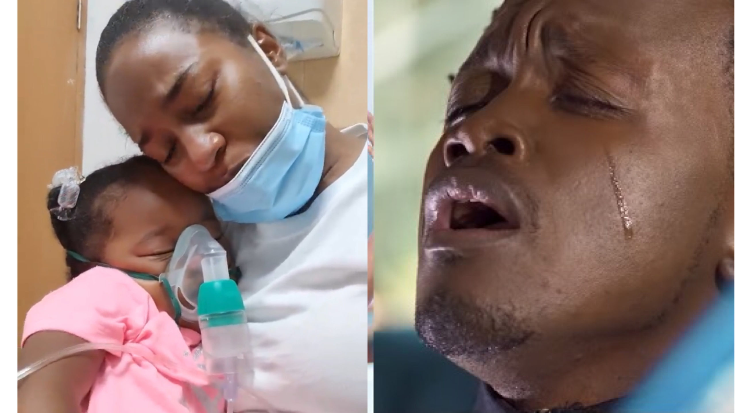 “Weh tafuta content ingine” Fans blast Bahati for clout chasing using daughter’s illness
