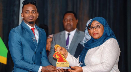 Diamond Congratulates Suluhu Hassan For Being Tanzania's First Female President