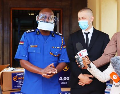 Mozzart supports the Kenya Police force with a donation of PPE's worth Ksh 4 Million
