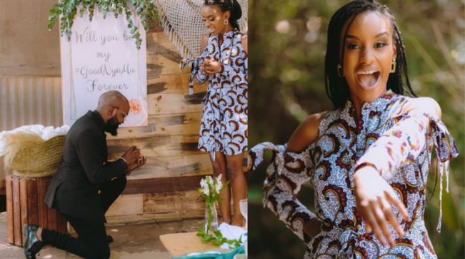 'I Am Glad I Found You!' Moji Short Baba Weds Lover Nyawira, Just Months After Proposing(Photos)