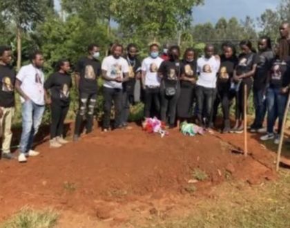 One of the four friends killed in Kitengela finally laid to rest (Photos)