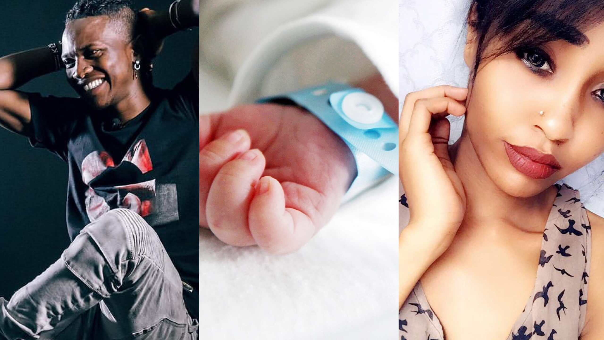 Mr Seed and ‘side chick’ welcome bouncing baby boy! (Photos)