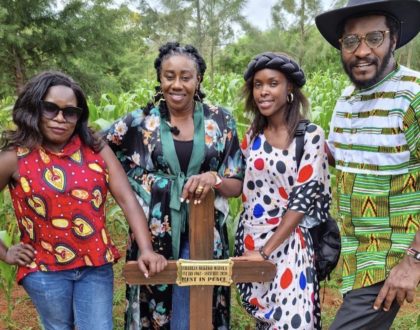 Mama Papa Shirandula laid to rest beside her late son in emotional ceremony (Photos)