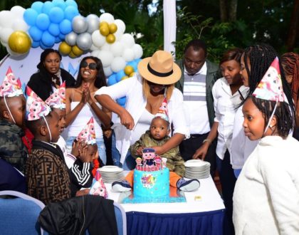 Fit for a prince! Samidoh and Karen Nyamu throw lavish birthday to celebrate 1st birthday (Photos)