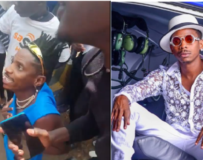 Eric Omondi Arr*sted Outside Parliament During Play 75% Kenyan Music Protest (Video)