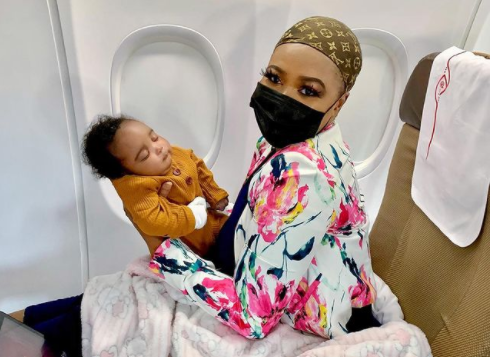 'Zaa Wako Ufiche'- Vera Sidika To Fans Telling Her To Keep Daughter Asia Out Of Social Media (Screenshot)