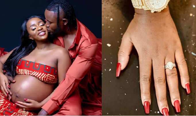 'I Wanna Be Rich With You'- Nadia Mukami Emotional As Lover Arrow Bwoy Proposes To Her (Video)