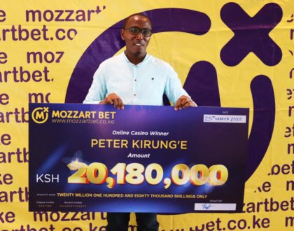 Mombasa-based Accountant wins Ksh.20M under Live Casino in Mozzart Online Casino games