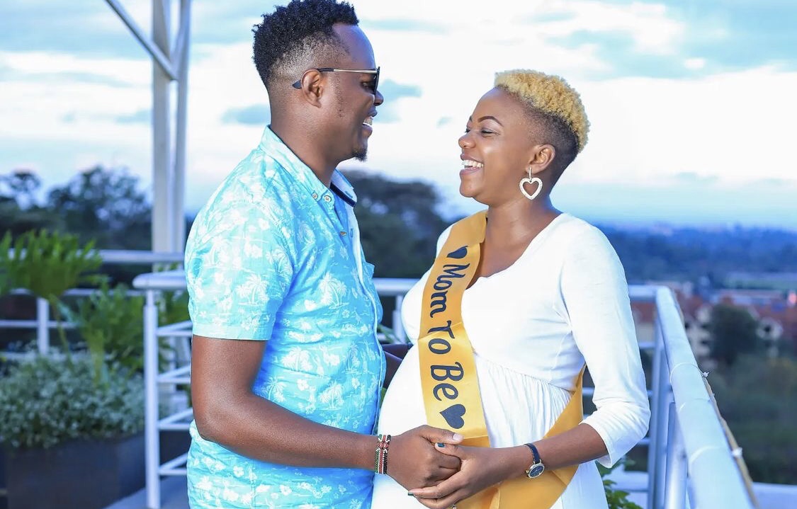 Celestine Gachui ‘Selina’ shares photos from her secret baby shower & shows off her growing bump