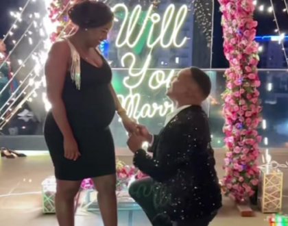 It's A Yes! Actor Madiba Proposes To Jackie Matubia On His Birthday