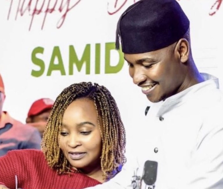 Samidoh snubs his newborn love child with Karen Nyamu – Instead unveils adorable photo of his months old daughter with wife, Edday Nderitu (Photo)