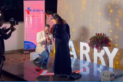 It's A Yes! MC. Price Proposes To Diana Chacha (Video)
