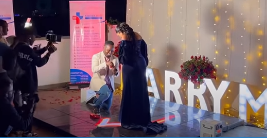 It's A Yes! MC. Price Proposes To Diana Chacha (Video)