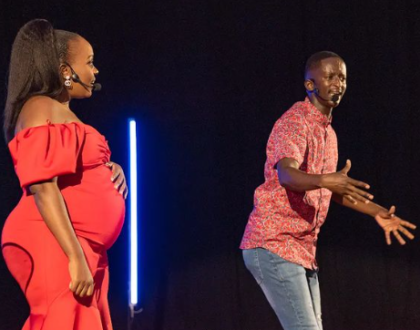 Njugush Wife Celestine Ndinda Explains Why They Decided To Have Their 2nd Child (Video)
