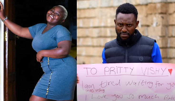 'Tafuta Kazi'- Pritty Vishy Turns Down Secret Admirer Who Confessed Undying Love For Her (Video)