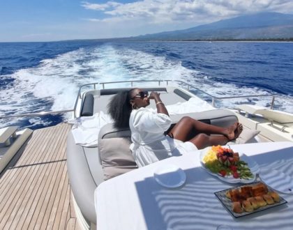 Akothee celebrates 41st birthday on board expensive Yacht
