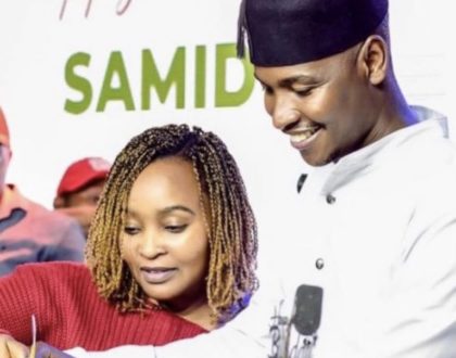Samidoh’s wife parades months old daughter & she’s a replica of her daddy! (Photos)