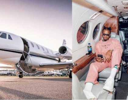 Diamond Platnumz Brags About Owning A Private Jet (Video)