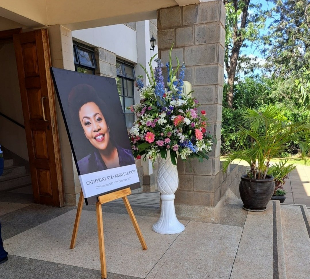 Photos from Catherine Kasavuli's emotional funeral service