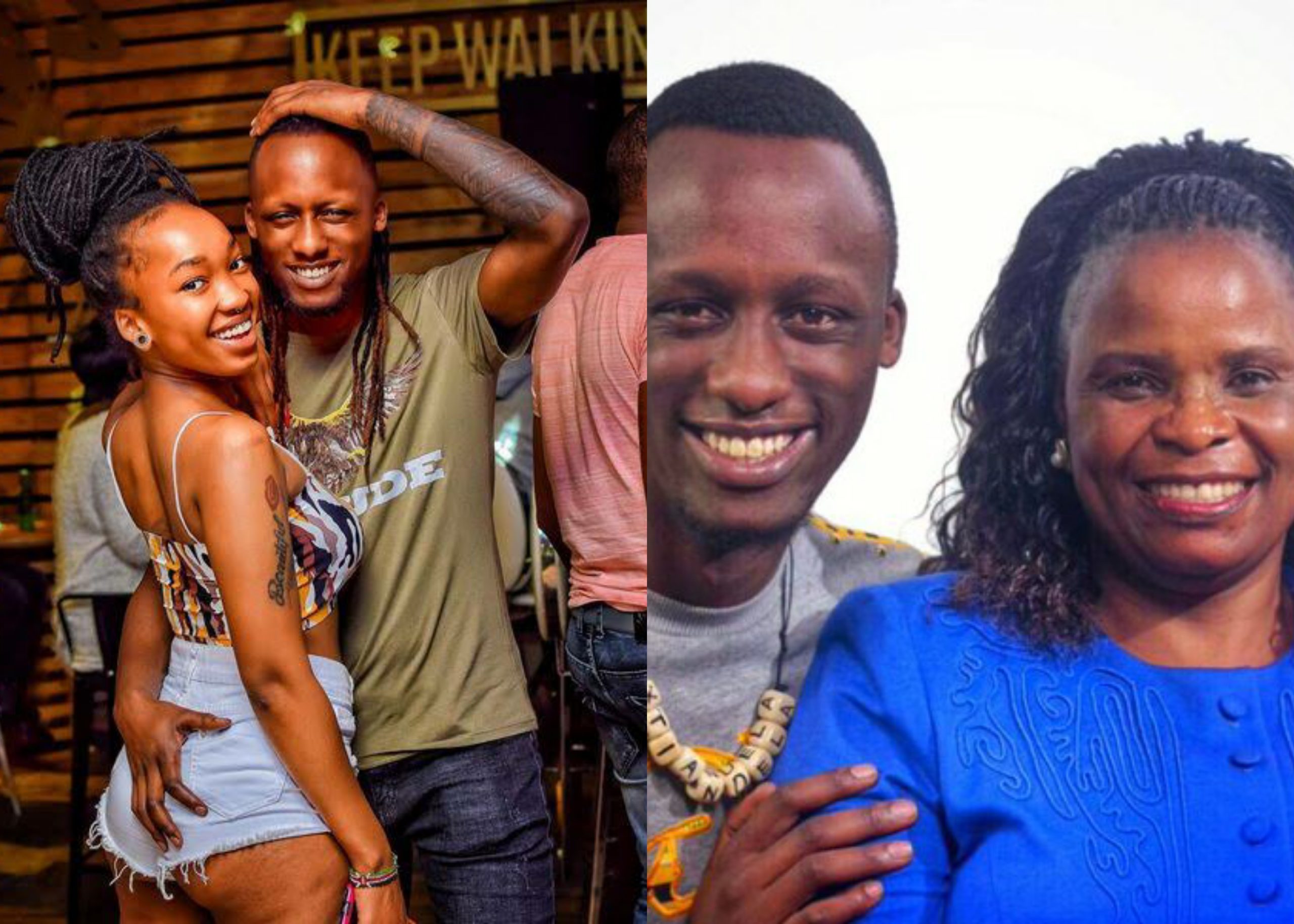 Actress Naomi Nyongesa publicly disapproves son's , Xtian Dela relationship with Fatma Banj