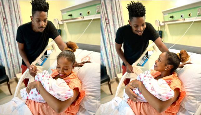 Eric Omondi Boards Private Jet With 3 Month Old Daughter Amid Face Reveal