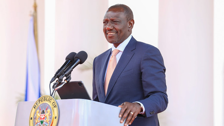 Ruto asserts that Kenya is living beyond her means as a nation
