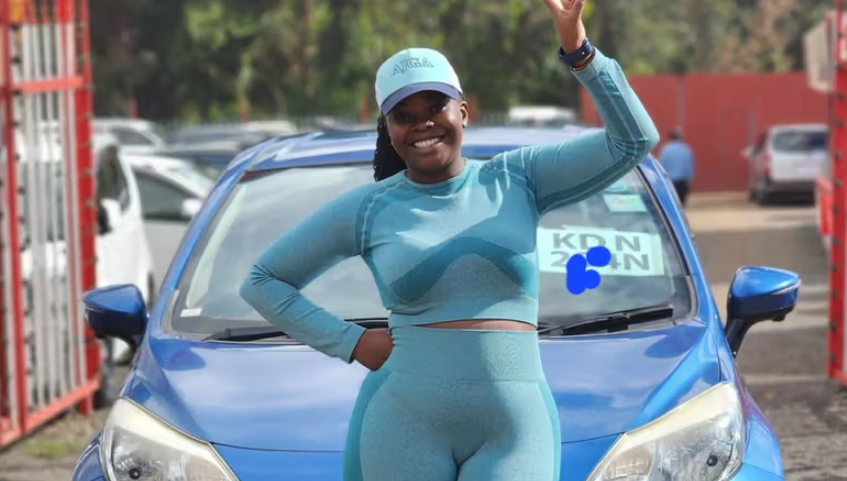 Bahati’s Baby Mama Yvette Obura Responds To Critics After Buying A Nissan Note