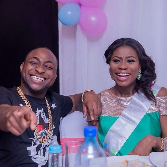 Davido shares father time with his daughter, Imade