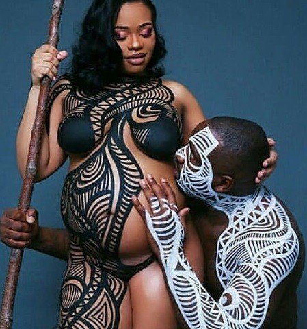 Check out this Couple artistic maternity nude photo
