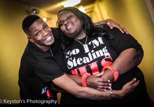 Check Out Pictures of this Plus Size Lady and her Slim Boyfriend