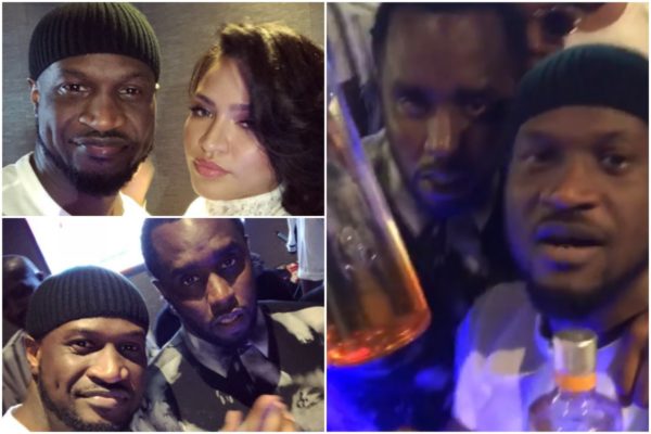 Peter Okoye Hangs Out with Diddy, Cassie in Abu Dhabi
