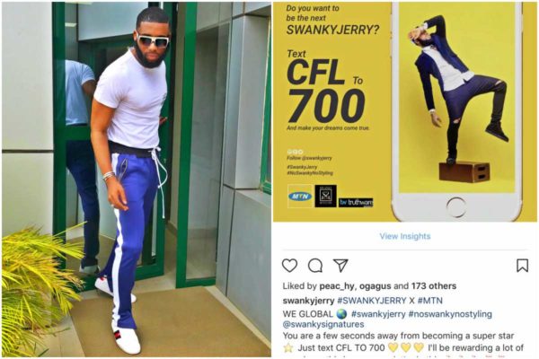Swanky Jerry Lands Endorsement Deal with MTN