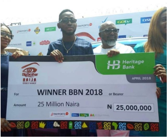 Go Winner: Miracle picks up his N25 million Cheque and car prize
