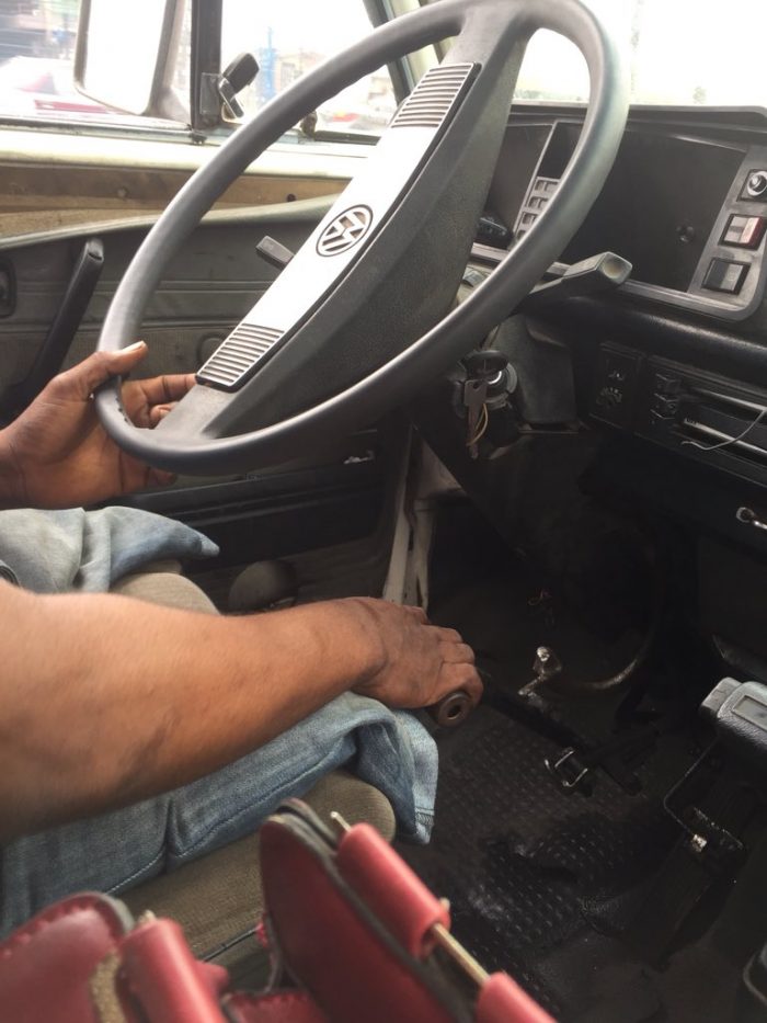 Wow! Bus Driver Without Legs Spotted in Lagos