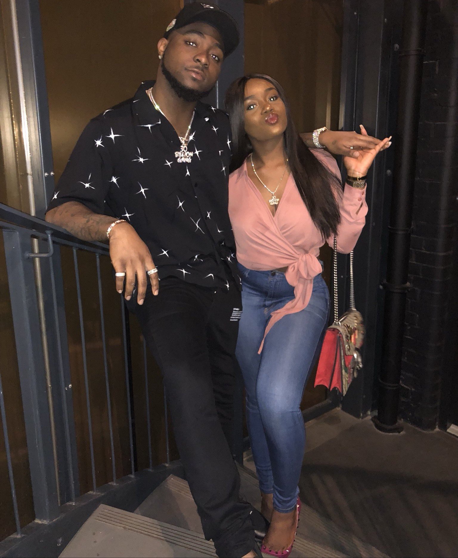 Photo of Davido and Chioma on a date