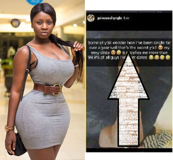 “My sexy dildo satisfies me more than 99.9% of the guys I’ve ever dated” Ghanaian actress Princess Shyngle says