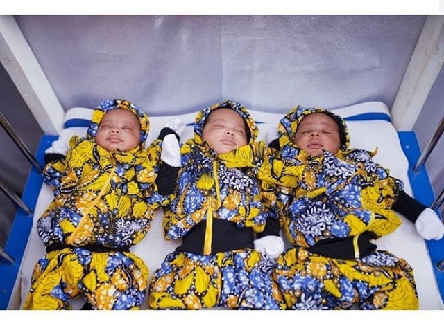 Adorable Photos of Femi Fani Kayode’s Triplets in New Photoshoot