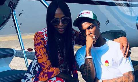 Wizkid is Naomi Campbell’s Date to  2018 GQ Men of the Year Awards in London