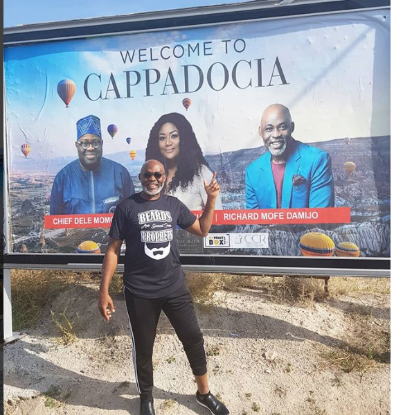 Richard Mofe Damijo Welcomed to Cappadocia with a Billboard
