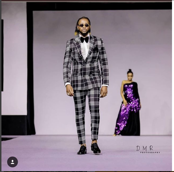 Teddy A Walks the Runway During Ghana Fashion Week