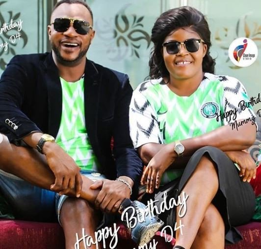 Photos of Nollywood actor Odunlade Adekola and his wife as she celebrates her birthday
